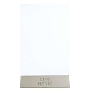 Stainless Steel Acrylic Menu Holder