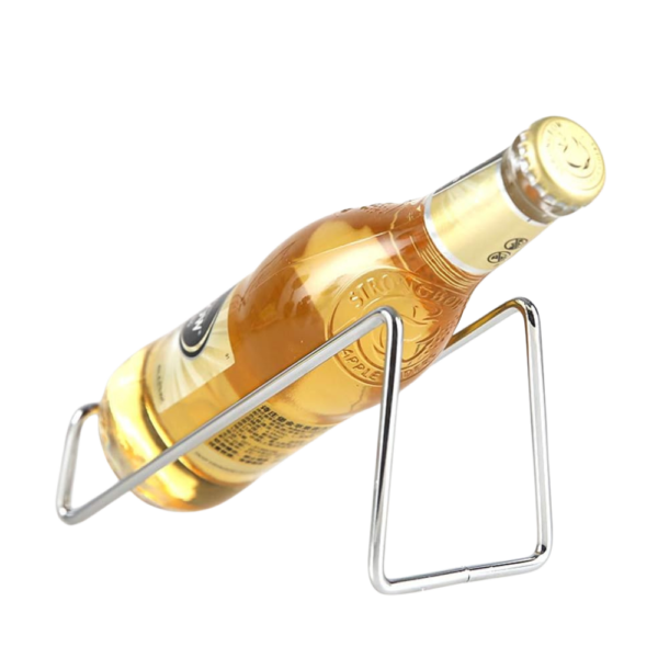Chromed Stainless Steel Metal Wine Rack
