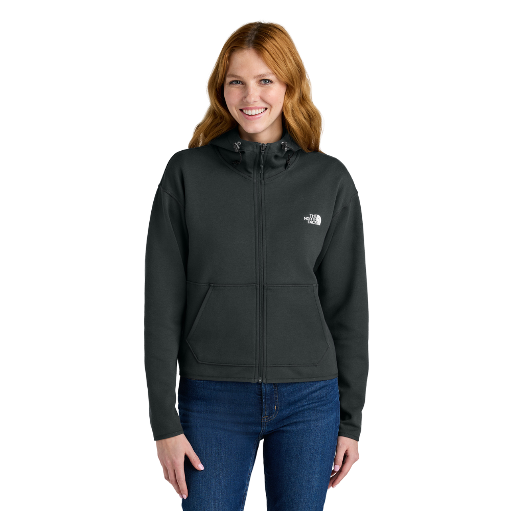 WNG-3087-The North Face® Women's Double-Knit Full-Zip-5-AsphaltGray The North Face® Women's Double-Knit Full-Zip Jacket