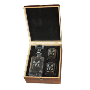 Whiskey Decanter and Glass Gift Set