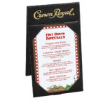 Tent-Style Menu Cover