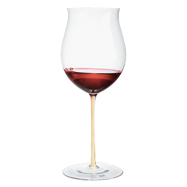 Custom Stem Burgundy Wine Glass
