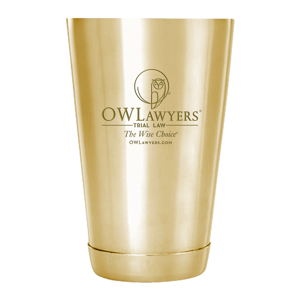 WNG-3128-Shaker + Cup-5-Gold Vinyl Shaker + Stainless Steel Shaker Cup