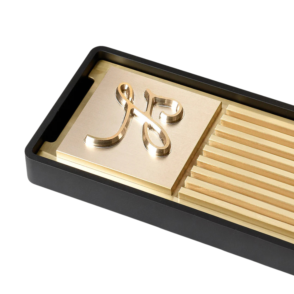 WNG-3129-Brass-Ice-Mold-Tray-#2-3 Brass Individual Ice Embosser Mold Tray #2
