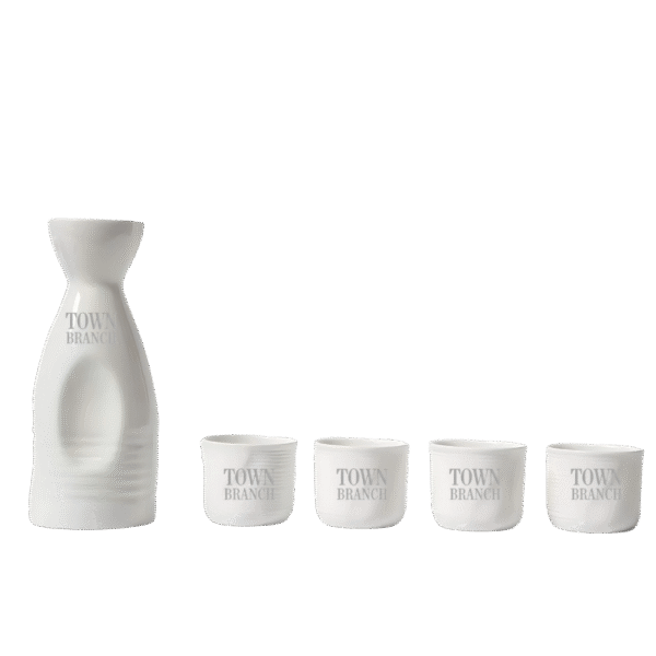White Japanese Sake Set #2