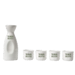 White Japanese Sake Set #2