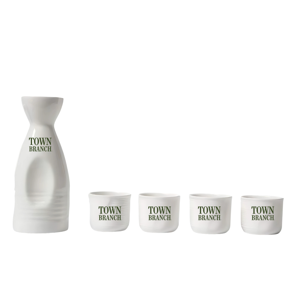 White Japanese Sake Set #2