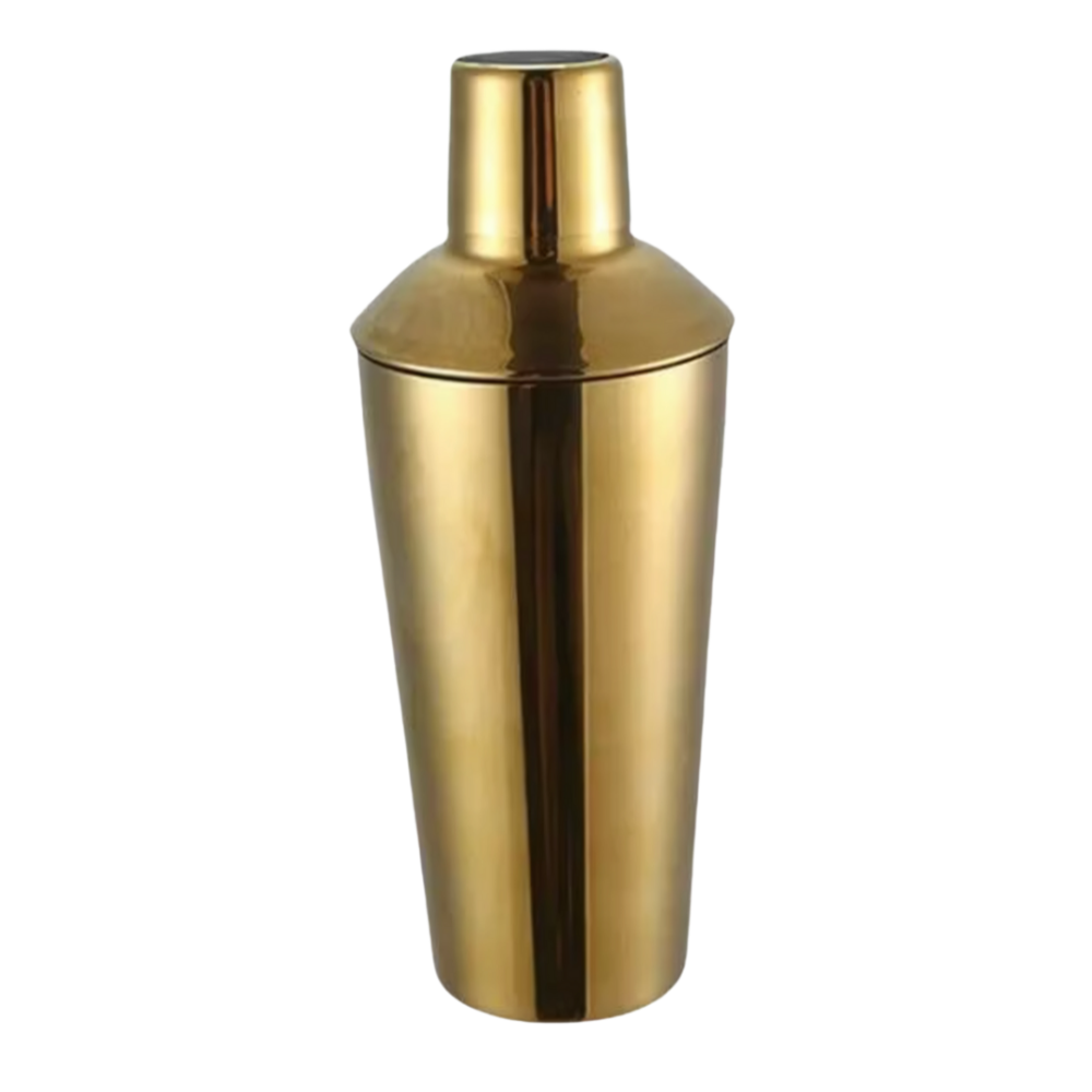 WNG-3133-Professional-Stainless-Steel Shaker-4-Gold Professional Stainless Steel Cobbler Shaker