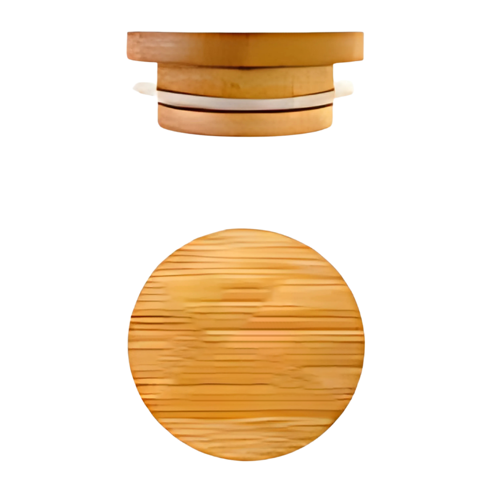 Whiskey Glass Wood Topper