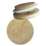 Whiskey Glass Wood Topper