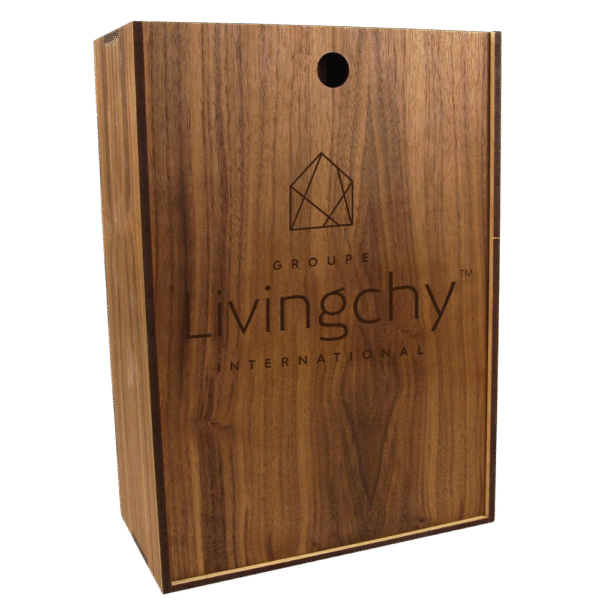 Walnut Whiskey Box Gift Set