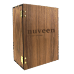 Walnut Hinge Wine Glass Gift Set