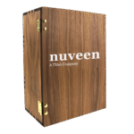 Walnut Hinge Wine Glass Gift Set