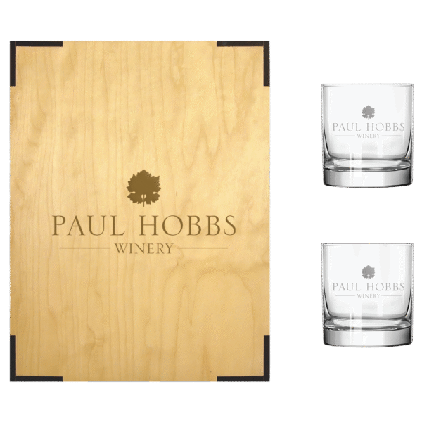 Liquor Bottle and Rocks Glasses Gift Box