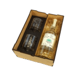 Liquor Bottle and Rocks Glasses Gift Box