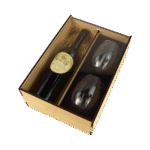 Maple Wine Glass and Bottle Gift Set
