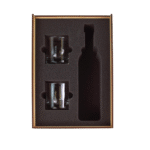 Walnut Slide Top Liquor Gift Set