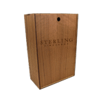 Walnut Slide Top Liquor Gift Set
