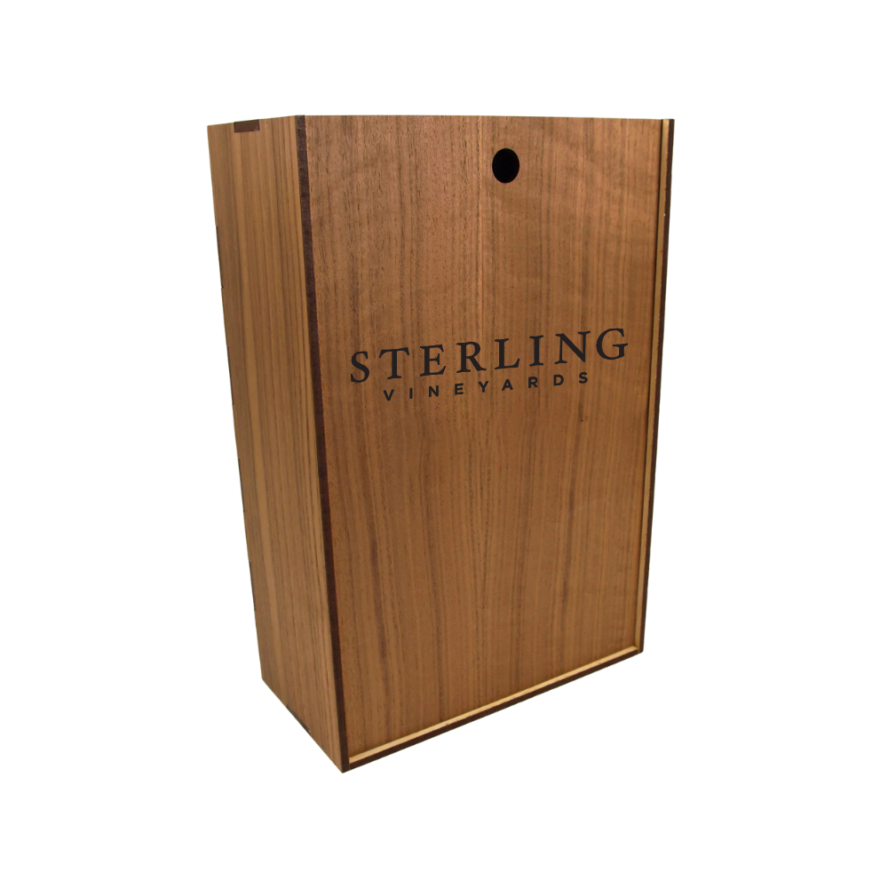 WNG-3148-Walnut-Liquor-Gift-Set-4 Walnut Slide Top Liquor Gift Set
