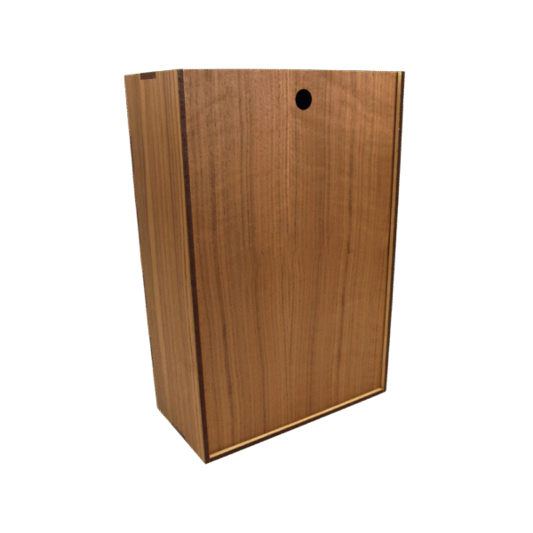 Walnut Slide Top Liquor Gift Set