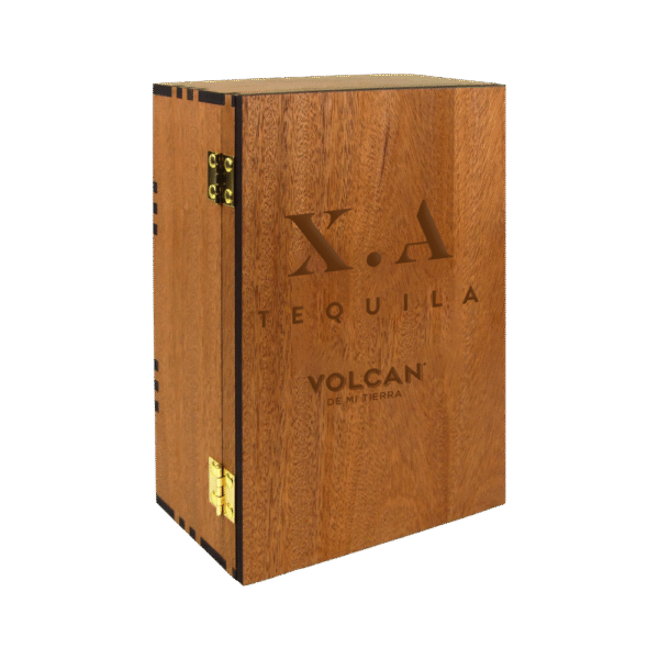 Mahogany Liquor and Rocks Glass Gift Set