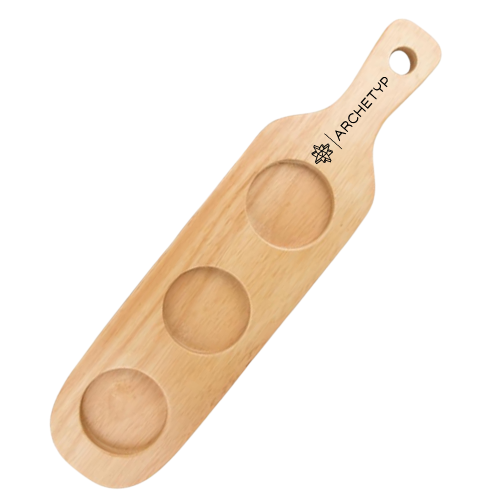 Wood Wine Tasting Paddle # 2