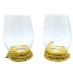 Stemless Snake Wine Glass
