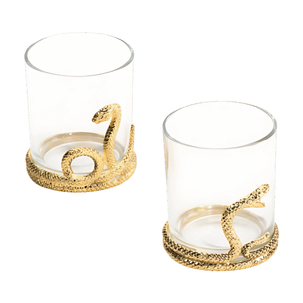 Snake Rocks Glass