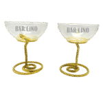 Snake Stemmed Margarita Glass