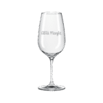 Crystal Mendoza Wine Bottle and Stemmed Glass Set