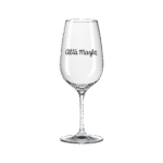 Crystal Mendoza Wine Bottle and Stemmed Glass Set
