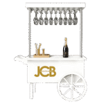 Wheeled Champagne Cart