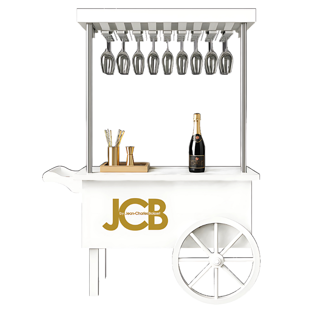 Wheeled Champagne Cart