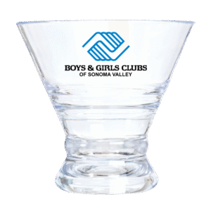6oz. TRITAN Acrylic Stemless Martini Glass