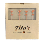 4-Pack Custom Molded Stainless Steel Cocktail Swizzle Sticks with Box