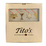 4-Pack Custom Molded Enamel Drink Charms with Box