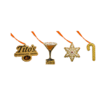 4-Pack Custom Molded Enamel Drink Charms with Box