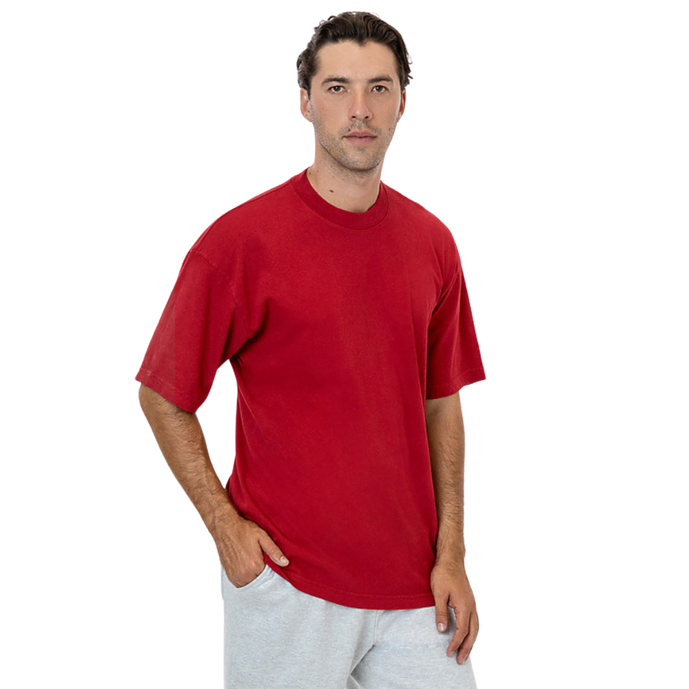 WNG-3191-GD-Crew-Neck-19-DarkRed GD Unisex Crew Neck