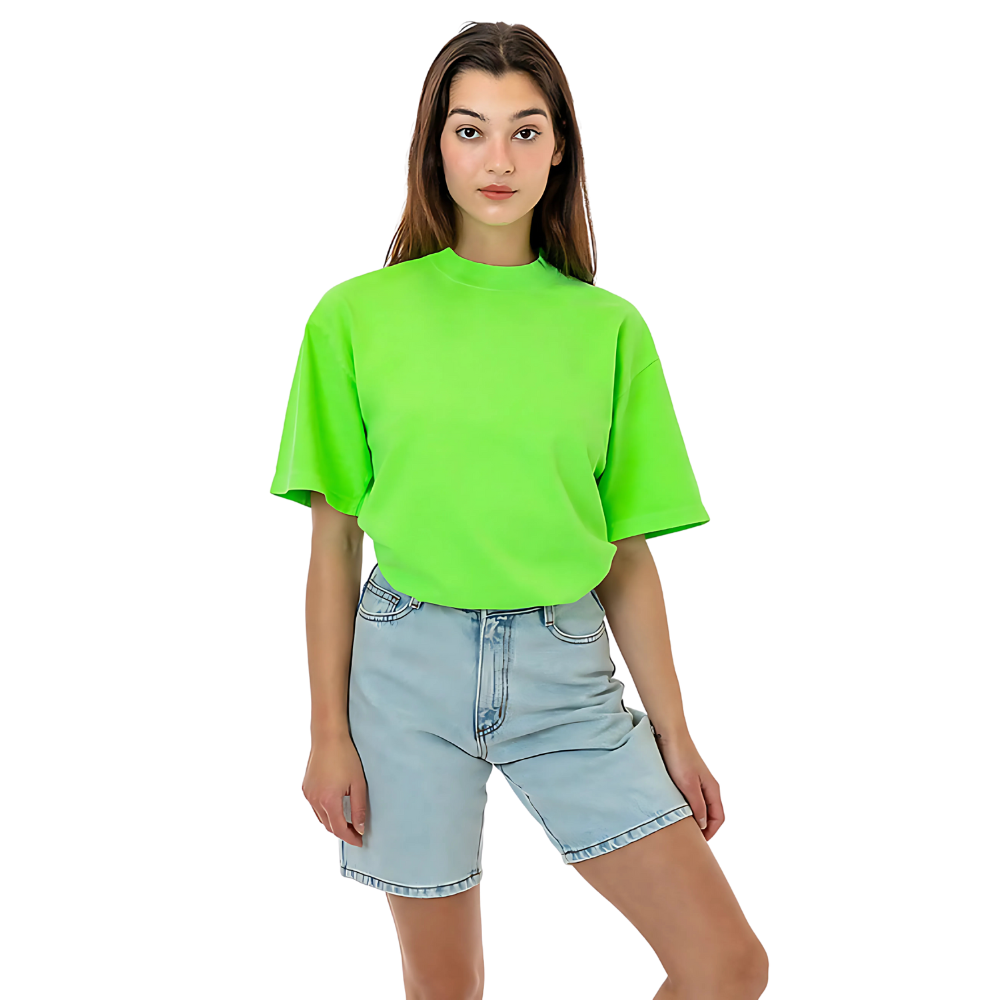 WNG-3193-Neon-Crew-Neck-2-Neon Green Neon Unisex Crew Neck