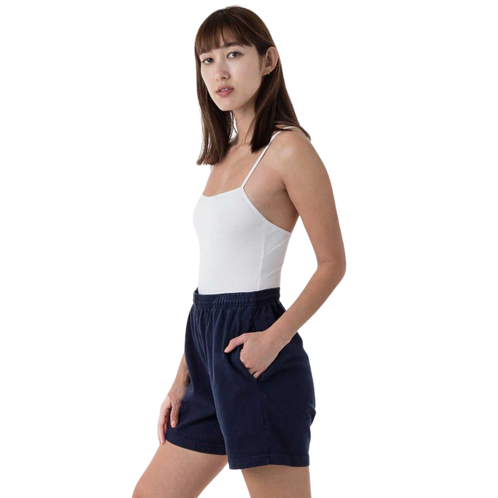 WNG-3207-Heavy Jersey-Gym-Shorts-12-Navy Heavy Jersey Gym Shorts