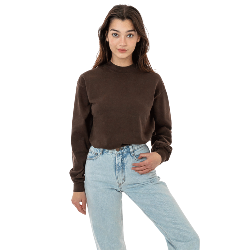 WNG-3209-Long-Sleeve-GD-Mockneck-8-Chocolate Long Sleeve GD Mockneck