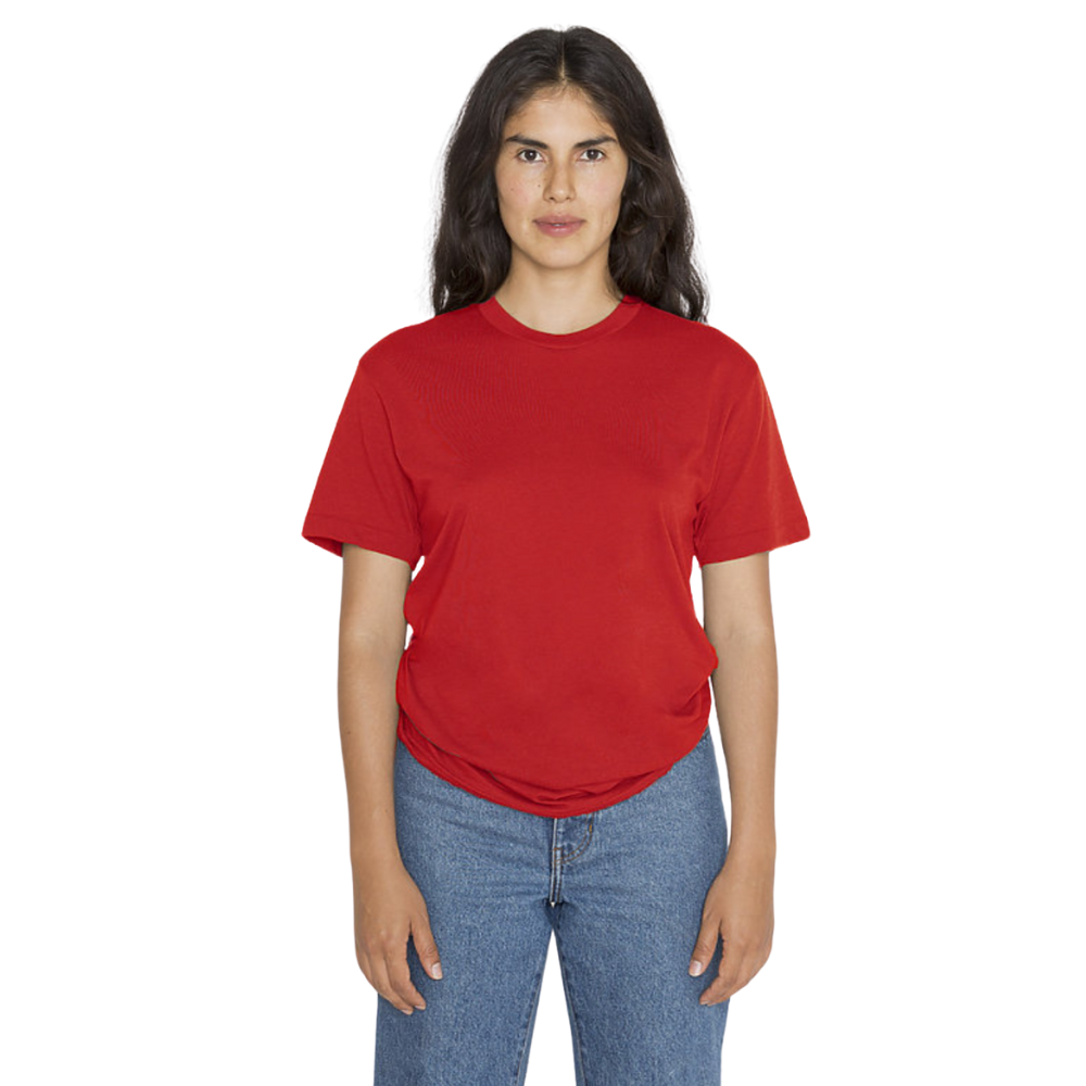 WNG-3226-Poly-Cotton-Crew-15-Red Poly Cotton Crew