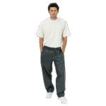 Wide Leg Nylon Taffeta Pants