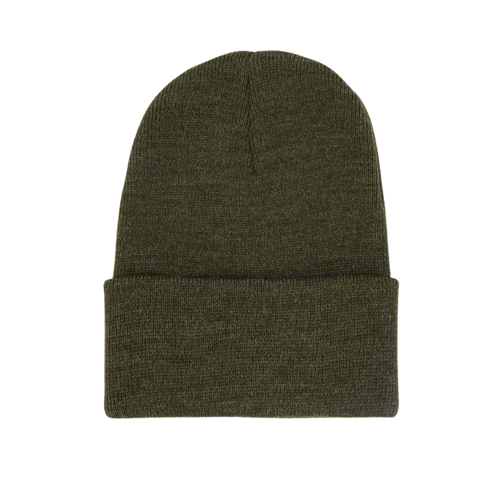 WNG-3274-Classic-Cuff-Beanie-29-Olive Heather Classic Cuff Beanie