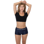 Nylon Tricot Shiny Mini Shorts