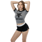 Women's Tri-Blend Rib Ringer Tee