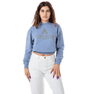 Long Sleeve Crop Mock Neck
