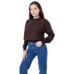 Long Sleeve Crop Mock Neck