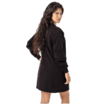 Long Sleeve Mock Neck Dress