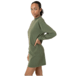 Long Sleeve Mock Neck Dress